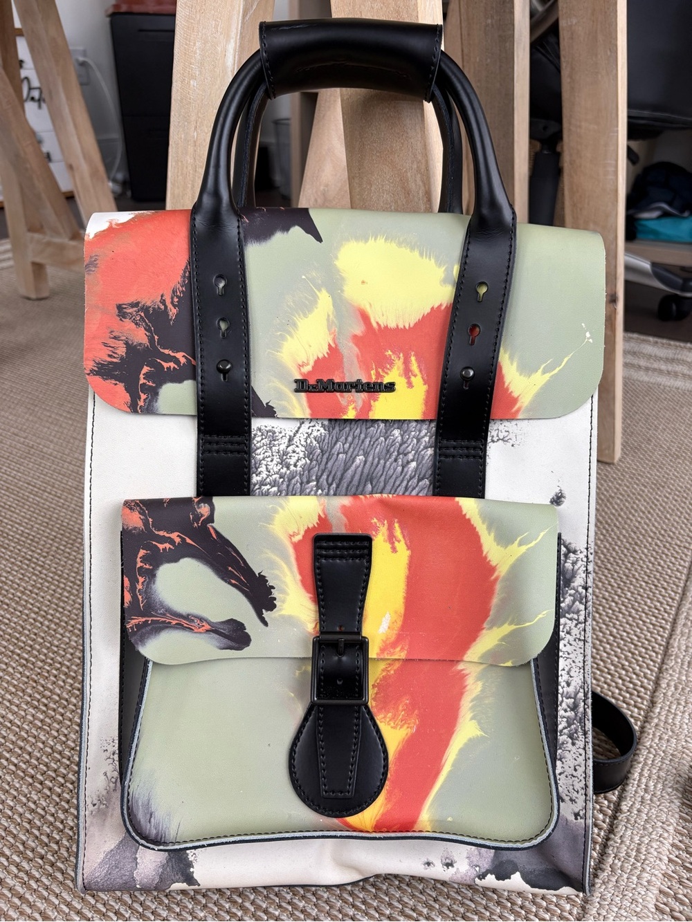 Dr. Martens x TATE Museum | Ithell Colquhoun ULTRA RARE Docs Leather Backpack - Picture 2 of 16